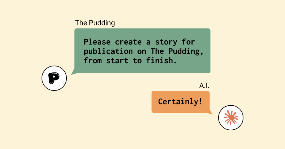 We had an AI attempt to make a data-driven story like we do at The Pudding